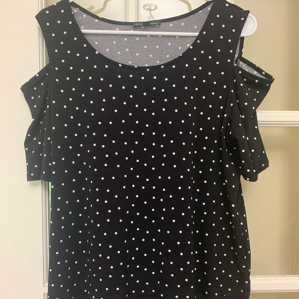 Cold shoulder blouse